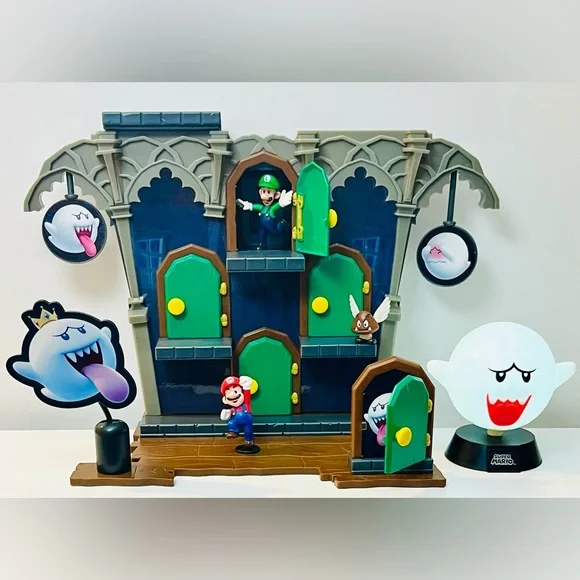 Super Mario Bowser Castle+ Boo Mansion +28 Figures+RC Racer+++ - Picture 5 of 8